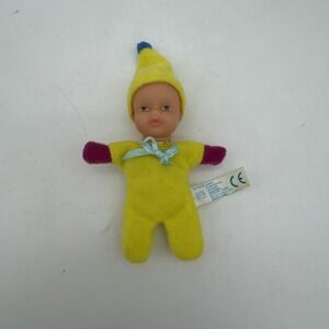 Vintage Baby William Blue Box Match Box Doll 70s 80s Yellow Mini Tiny RARE